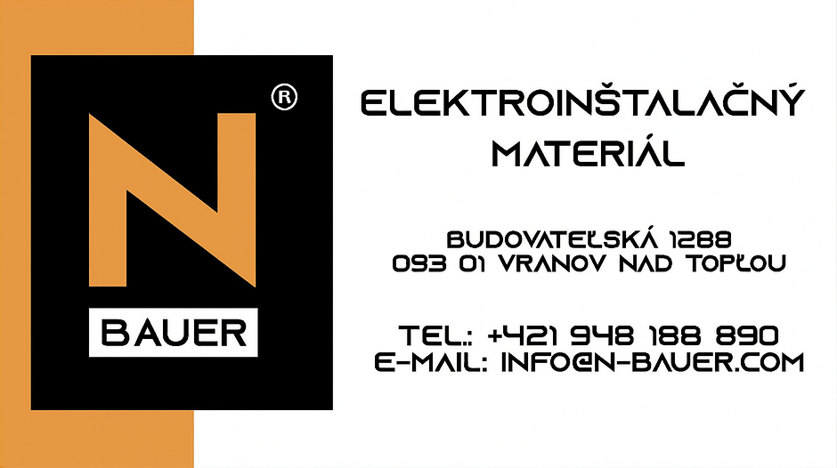 BAUER - Elektroinštalačný materiál